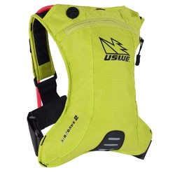 USWE 18 Airborne 2 Pack 1.5L / 2.0L Shape Shift Hydration Pack Light - Crazy Yellow