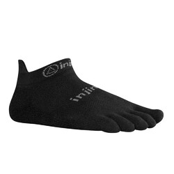 Injinji Run Original Weight Performance Toe Socks No Show Xtralife - Black