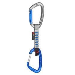 Mammut Crag Indicator Wire Express Set Straight Gate/Wire Gate - silver/ultramarine - 10 cm