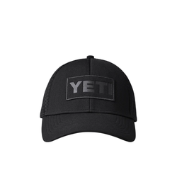 Yeti Patch Trucker Hat - Black on Black