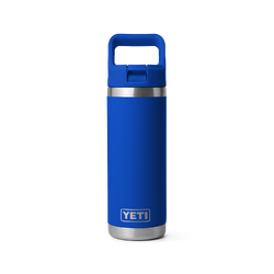 YETI Rambler Insulated Water Bottle with Straw Cap - 18oz/532ml - Royal Blue