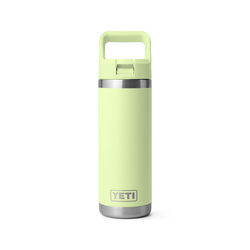 YETI Rambler Insulated Water Bottle with Straw Cap - 18oz/532ml - Grasshopper