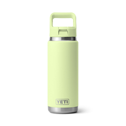Yeti Rambler Insulated Water Bottle w/ Straw Cap - 26oz/768ml - Grasshopper