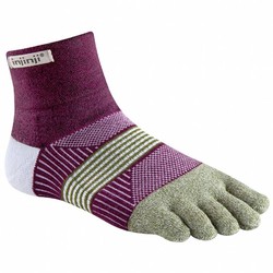 Injinji Trail 2.0 Womens Specific Midweight Mini-Crew Socks - Mulberry