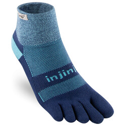 Injinji Trail 2.0 Womens Midweight Mini-crew Socks - Twilight