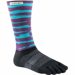Injinji Trail 2.0 Womens Specific Midweight Crew Socks - Chalky