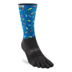 Injinji Spectrum Trail Midweight Crew Unisex Hiking Socks - Lights