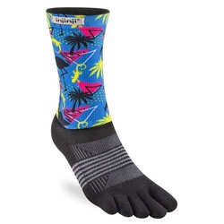 Injinji Spectrum Trail Midweight Crew Womens Hiking Socks - Paradise