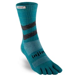 Injinji Outdoor Midweight Crew Socks - Blue Steel