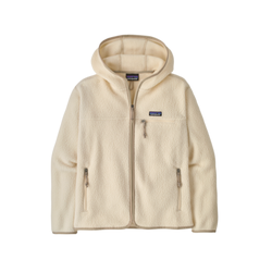 Patagonia Retro Pile Womens Fleece Hooded Jacket - Natural