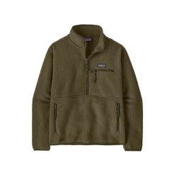 Patagonia Retro Pile Fleece Marsupial Womens Pullover - Basin Green