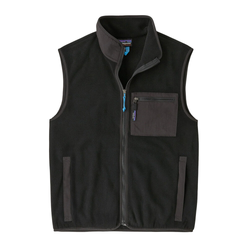 Patagonia Synchilla Mens Fleece Vest - Black Solid