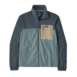 Patagonia Micro D Patch Pocket Mens Fleece Jacket - Blue Sage