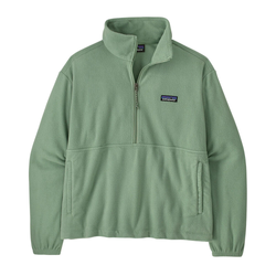 Patagonia Micro D Womens 1/2 Zip Fleece Pullover - Ellwood Green