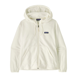 Patagonia Micro D Womens Fleece Hooded Jacket - Birch White