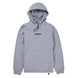 Burton Cinder Unisex Pullover Fleece Hoodie - Gray Heather