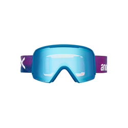 Anon Nesa Goggles & Bonus Lens & MFI Face Mask Bundle - Pink Denim/Perceive Variable Blue