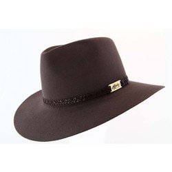 Akubra Avalon Foldable Felt Hat - Hazelnut