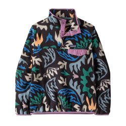 Patagonia Synchilla Snap-T Lightweight Womens Fleece Pullover - Kaleido/Black