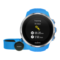 Suunto Spartan Sport HR GPS Multisport Watch with Heart Rate Monitor-Blue
