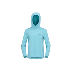 Norrona Femund Tech Womens Hooded Pullover - Aqua Haze