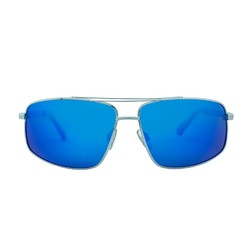 Venture Eyewear Iceman Polarised Sunglasses - Silver/Blue Revo