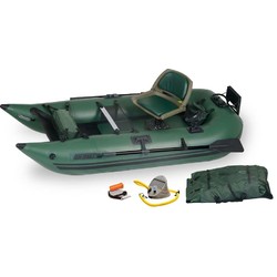Sea Eagle 285FPB Frameless Inflatable 1 Person Pontoon Boat - Pro Package