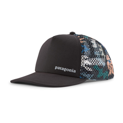 Patagonia Duckbill Trucker Hat - Black: Kaleido