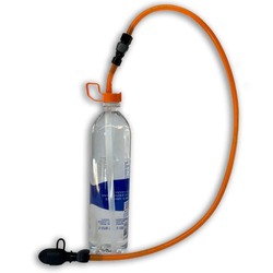 Hardside Hydration Swig Rig Ultralight 28mm Bottle Cap and Hose - Orange/Orange