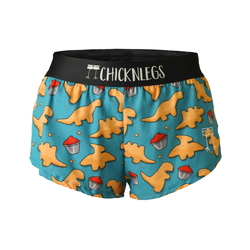 ChicknLegs 1.5in Split Womens Running Shorts - Nuggets