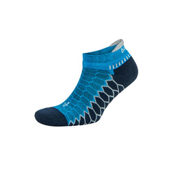 Balega Silver Performance Runner No Show Unisex Running Socks - Bright Turq/Ink
