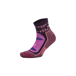 Balega Blister Resist Quarter Unisex Running Socks - Pink/Wildberry