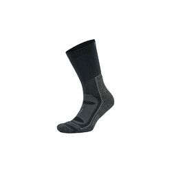 Balega Blister Resist Crew Unisex Running Socks - Grey/Black