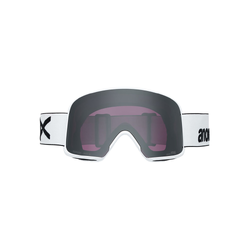Anon M6 Goggles & Bonus Lens & MFI Face Mask Bundle - White/Perceive Sunny Onyx