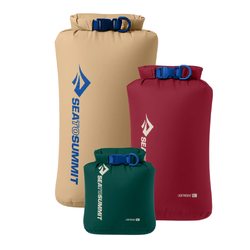Sea to Summit Lightweight Dry Bag - 3-Piece Set (3/5/8L) - Tibetan Red/Rain Forest/Starfish