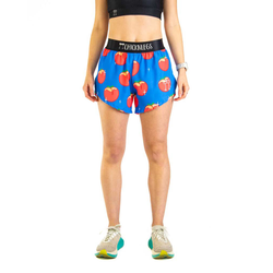 ChicknLegs 4in Split Womens Running Shorts - Peaches