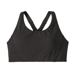 Patagonia Shadowlite Mid Impact Adjustable Womens Bra - Black - M