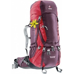 Deuter Aircontact 60 + 10SL Womens Hiking Rucksack - Auber/Cran
