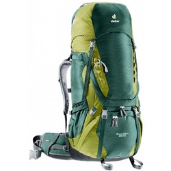 Deuter Aircontact 65 + 10 Hiking Rucksack - Forest/Moss