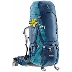 Deuter Aircontact 70 + 10SL Womens Hiking Rucksack - Mid/Denim
