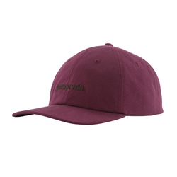 Patagonia Graphic Trad Cap - Text Logo: Berry Fig