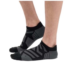 On Running Performance Mens Low Show Socks - Black/Shadow