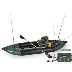 Sea Eagle 350FX Fishing Explorer Inflatable 1 Person Fishing Boat