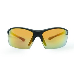 Venture Eyewear Speed Polarised Sunglasses - Matt Blk/Red Revo