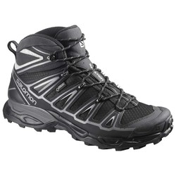 Salomon X Ultra Mid 2 GTX Mens Hiking Boots -Black/Black/Aluminium