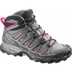 Salomon X Ultra Mid 2 GoreTex Women's Hiking Boots - Detroit/Autobahn/Hot Pink