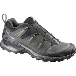 Salomon X Ultra LTR Mens Light Hiking Shoe - Black/Autobahn/GreenClay