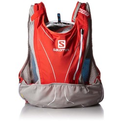 Salomon S/Lab Advanced Skin 3 12 Set -Trail Running Vest - Racing Red/Aluminium