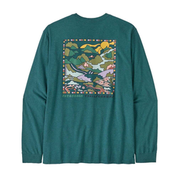 Patagonia Trailseekers Responsibili-Tee Mens T-Shirt - Wetland Blue