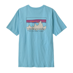 Patagonia 73 Skyline Mens T-Shirt - Snowmelt Blue